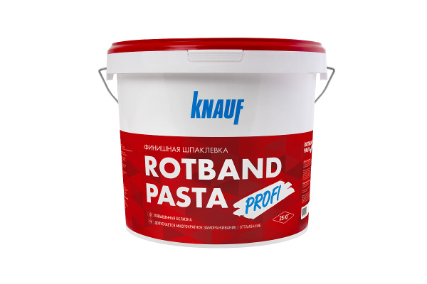Шпатлевка для внутренних работ 25кг Knauf Ротбанд Паста Профи
