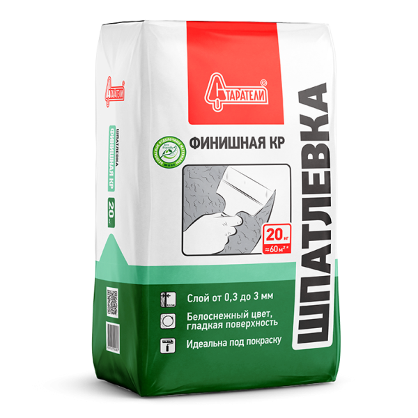 Шпатлевка полимерная Старатели Финишная КР ХБР 20 кг (1 64)