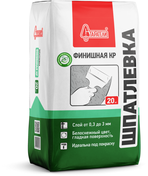 Шпатлевка полимерная Старатели Финишная КР ХБР 20 кг (1/64)
