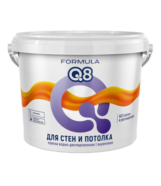 Краска для стен и потолков ВД  белая интерьерная 6,5кг