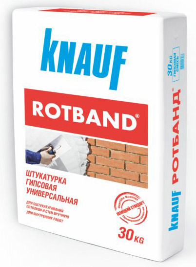 Штукатурка гипсовая Knauf Ротбанд 30 кг