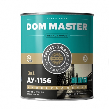 Грунт-эмаль по ржавчине 3 в 1 чёрная 10кг