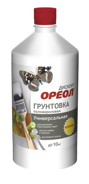 Грунт универсальный ВД-АК 1л ОРЕОЛ