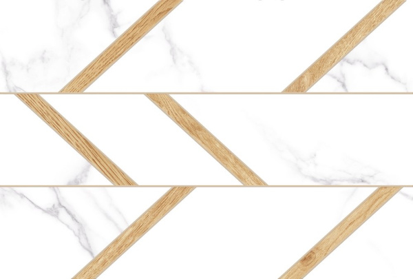 Керамическая плитка 400x270 белый орнамент Global Tile Vega GT (10/720)