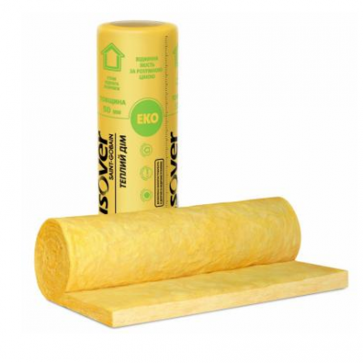 Утеплитель ISOVER Теплый Дом-ТВИН 50х1220х7000мм (уп.2шт/0,85куб.м/17,1кв.м.) НГ