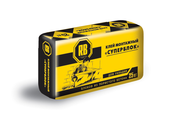 Клей монтажный RB Суперблок 25кг