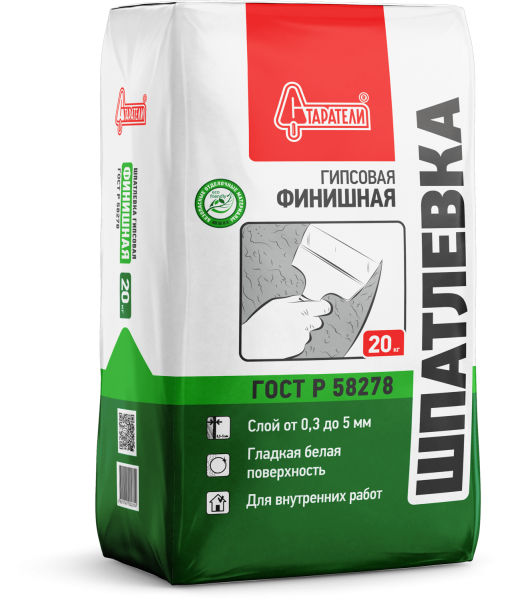 Шпатлевка гипсовая Старатели Финишная ХБР 20кг