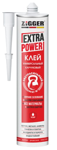 Жидкие гвозди ZIGGER EXTRA POWER белый 280 мл