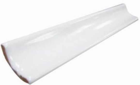 Бордюр на ванну керамический белый 200х35