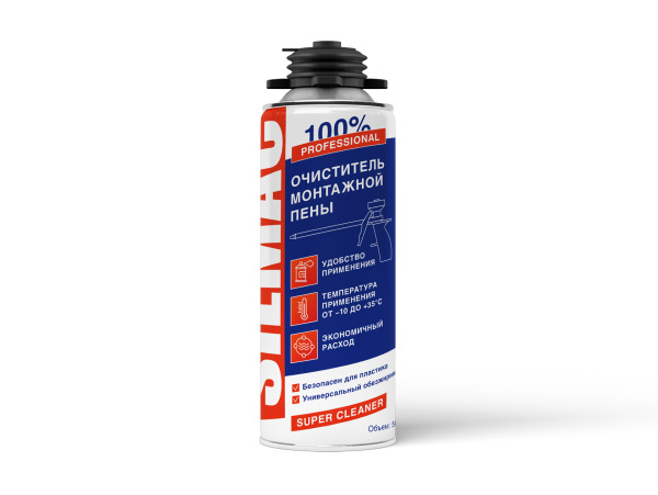 Очиститель монтажной пены SILMAC 500 мл (1/12)