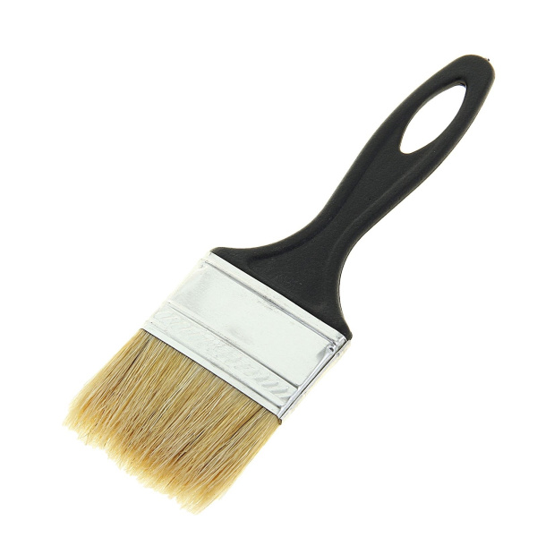 Кисть флейцевая 2 (50*6мм) СТАНДАРТ натуральная щетина арт503 (уп. 10шт)