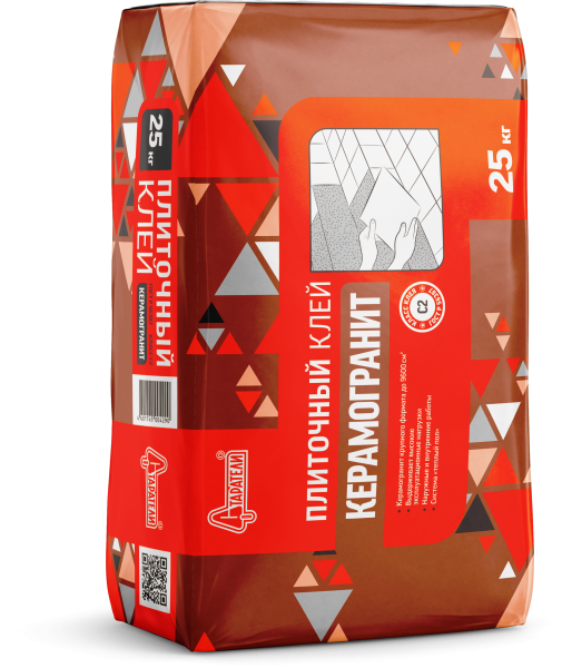 Клей плиточный Старатели Для керамогранита 25кг