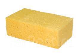 Губка целлюлозная ОДНОСТОРОННЯЯ (желтая)