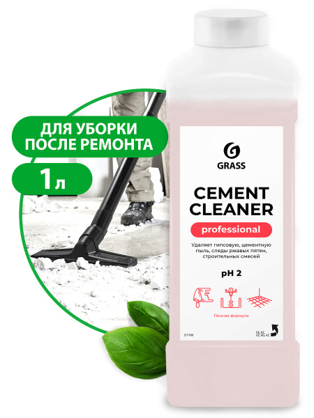 Очиститель после ремонта Cement Cleaner, 1л