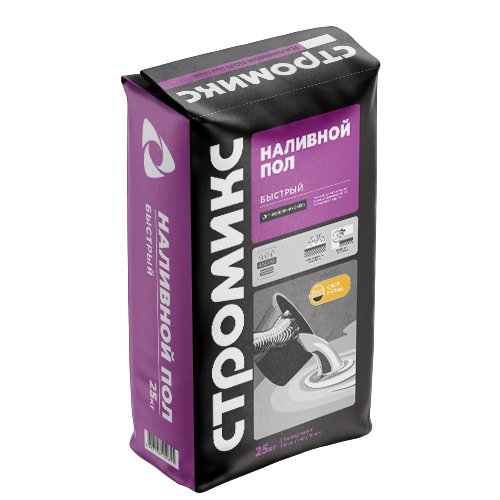 Наливной пол СТРОМИКС Быстрый (5-40 мм) 25 кг