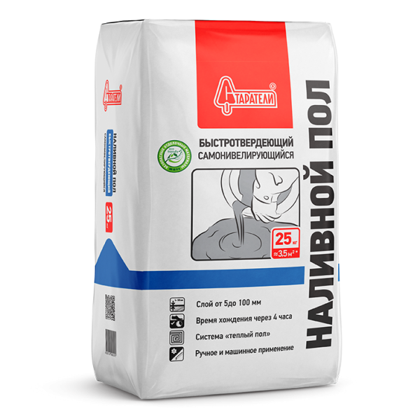 Наливной пол Старатели Быстротвердеющий (5-80мм) 25 кг