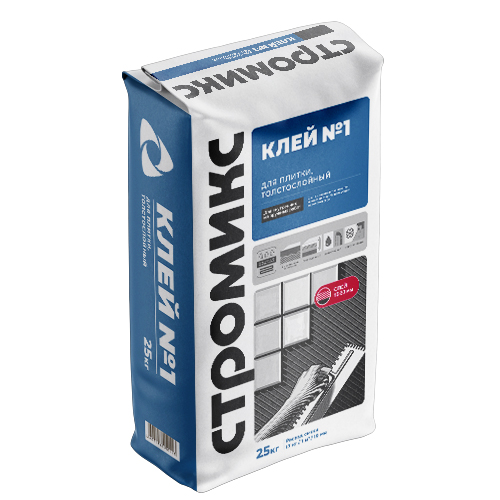 Клей плиточный СТРОМИКС №1  25кг