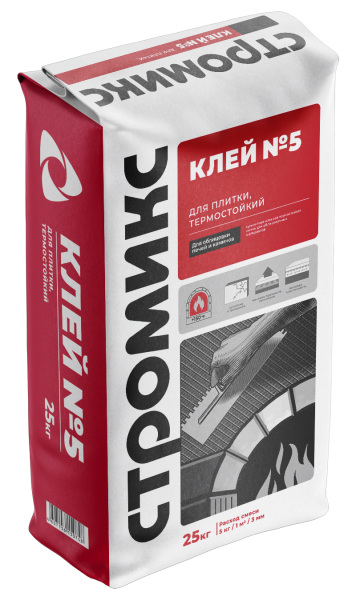 Клей термостойкий СТРОМИКС №5 25кг