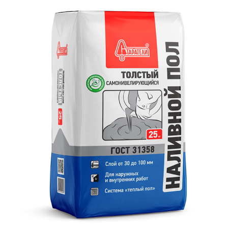 Наливной пол Старатели Толстый (30-80мм) 25 кг