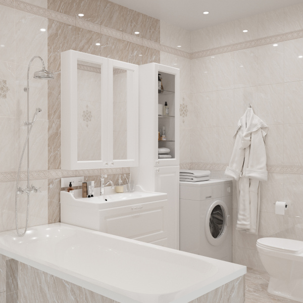 Керамическая плитка 400x400 светло-коричневый пол Global Tile Gestia 3GE0041 (7/448) 5