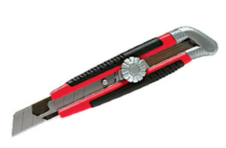 Нож 18мм металлическая направляющая, винтовой фиксатор Матрикс арт78914