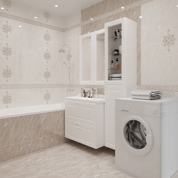 Керамическая плитка 400x400 светло-коричневый пол Global Tile Gestia 3GE0041 (7/448) 4