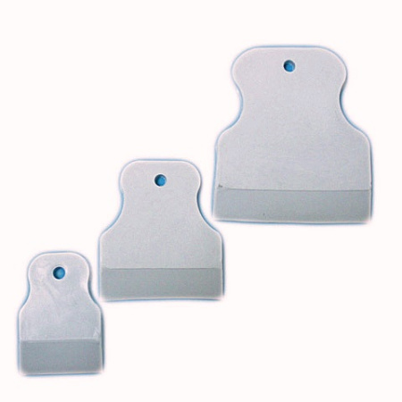 Набор шпателей 40-60-80мм 3шт белая резина арт85827