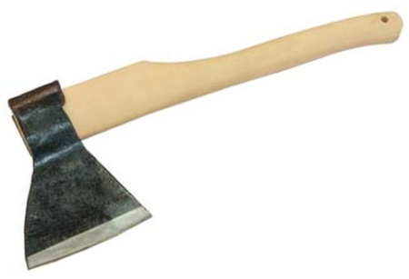 Топор 600г кованный, деревянное топорище Россия арт21690