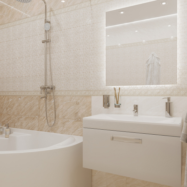 Керамическая плитка 400x270 бежевый Global Tile Gestia 9GE0001TG (10/720) 4
