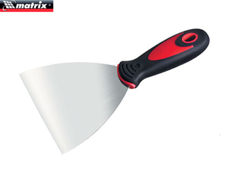 Шпательная лопатка 100мм стальная Матрикс Мастер арт85510