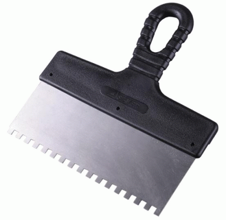 Шпатель зубчатый 250мм зуб 4х4мм